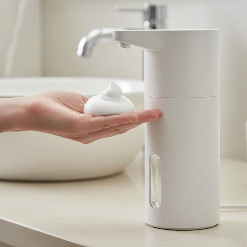 USB oplaadbare zeepdispenser met 350ml capaciteit voor vloeibare zeep
