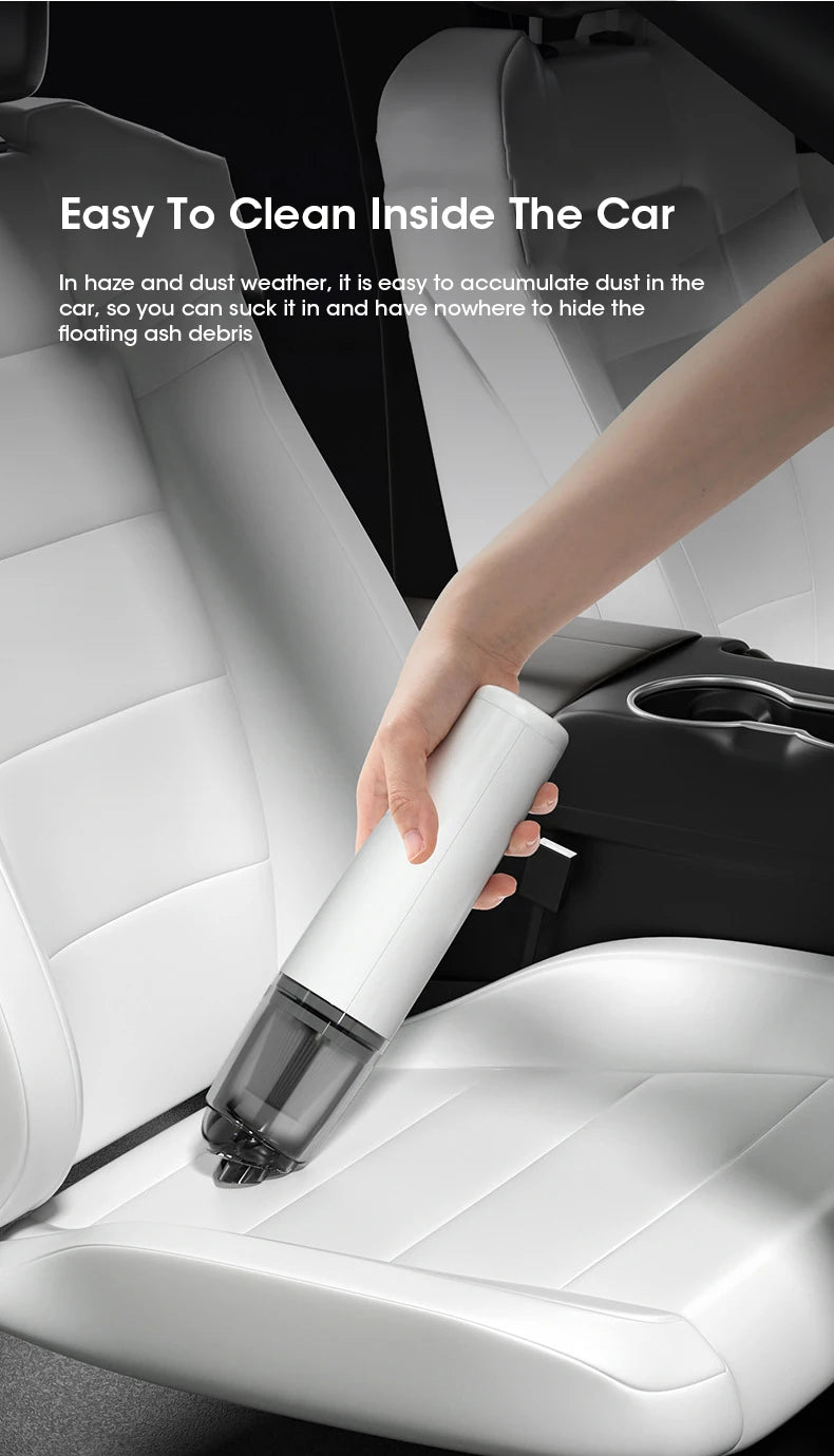 Car Vacuum Cleaner Mini Convenient Vacuum Cleaner Multi Functional Wireless Handheld Vacuum Cleaner Strong Suction Low Noise
