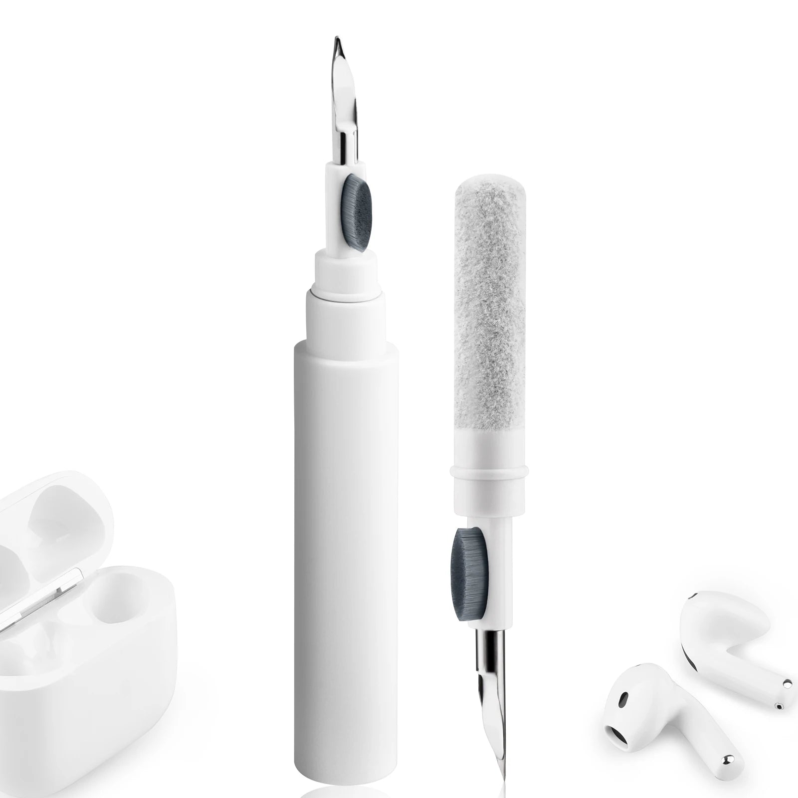3 in 1 Bluetooth Earphones Cleaning Pen Tool For Airpods Pro 3 2 1 Earbuds Case Cleaner Kit Brush Pen for Xiaomi iPhone Earbuds