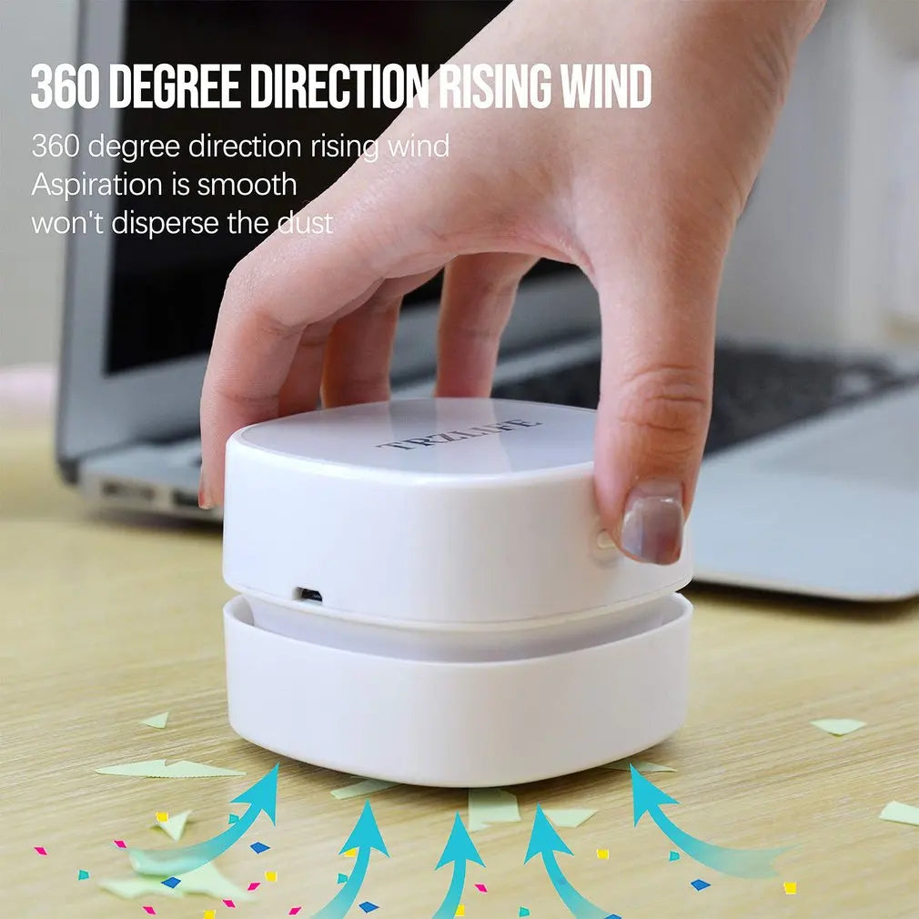 Mini Vacuum Cleaner Portable Handheld Vacuum Office Desk Dust Home Table Tools Home Table Sweeper Desktop Cleaner Cleaning