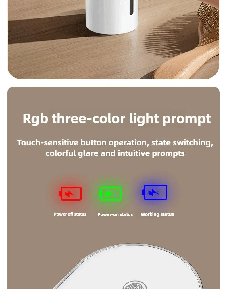 Automatic Soap Dispenser Touchless Foaming Soap Dispenser 350ml USB Rechargeable Electric 4 Level Adjustable Foam Soap Dispenser